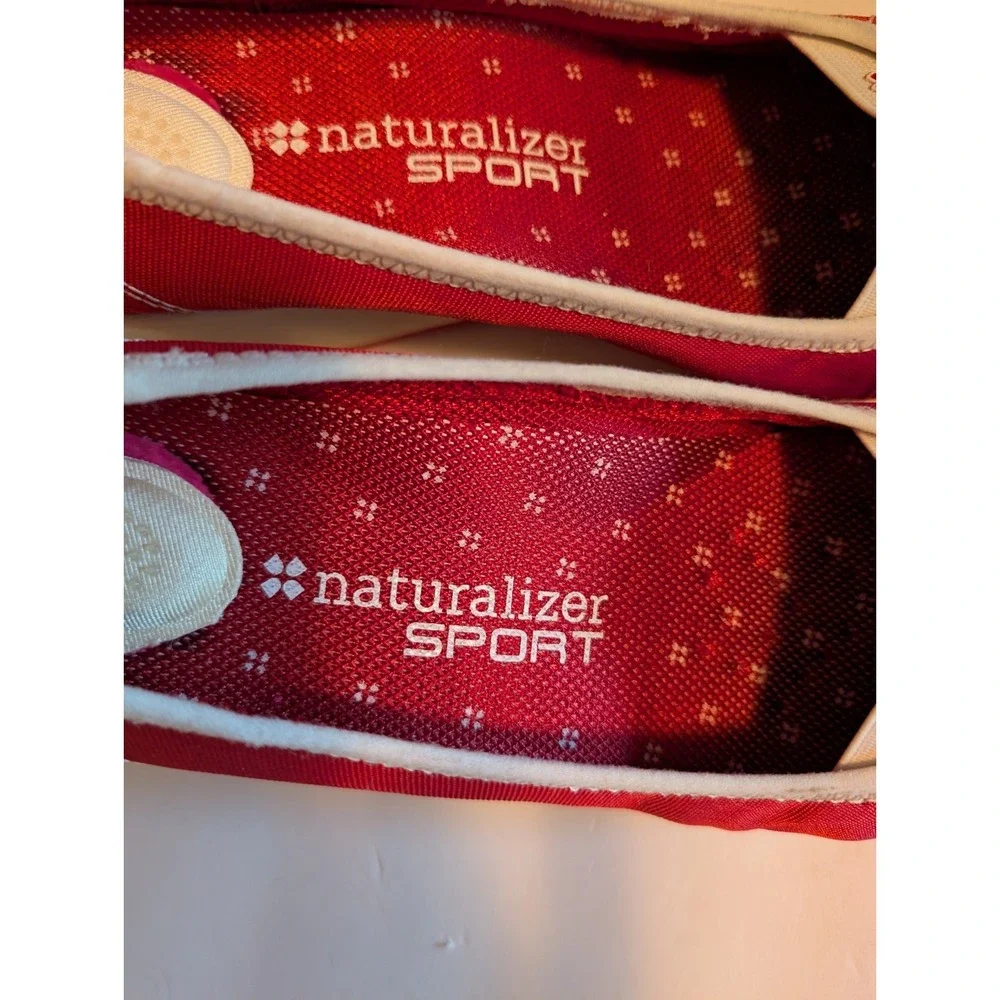 Womens Red Wedge Naturalizer Shoes Size 8.5 M